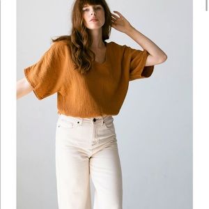 Suunday gauze dolman top